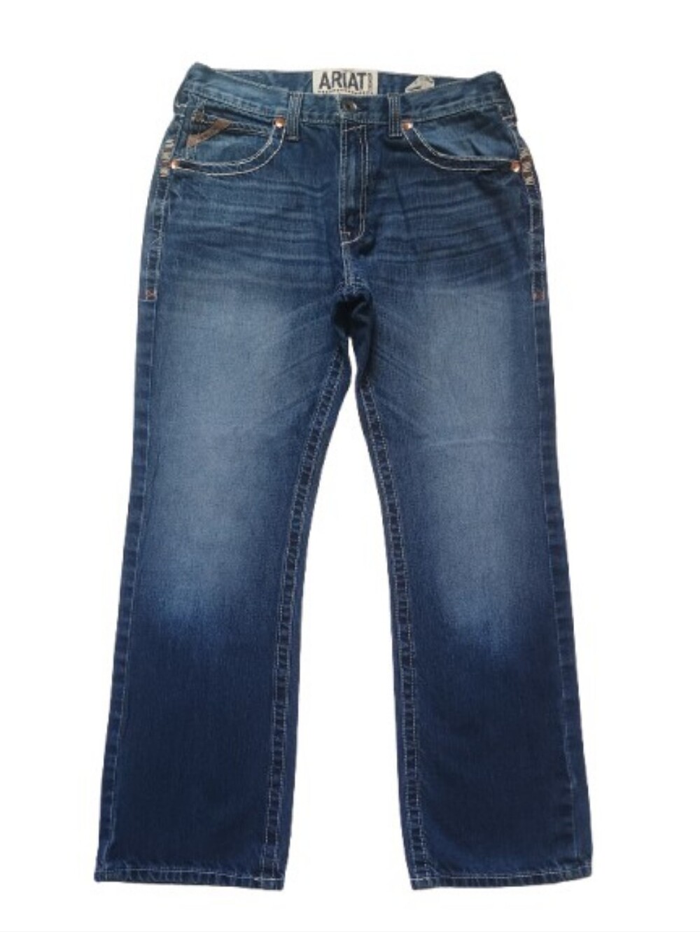 Ariat M5 Straight Slim Men Jeans 100% Cotton Size: 34/32